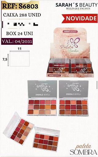 Paleta de sombra /24pcs SARAHS