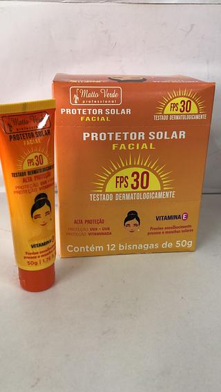 Mascara protetor Solar FPS30 / 12pçs MATTO VERDE