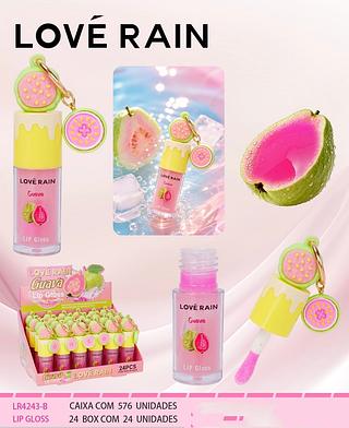 LIP GLOSS C/24PCS LOVE RAIN