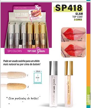 Top coat glam 2 cores /24pcs SP-colors