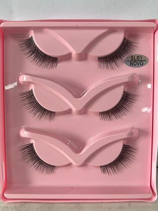 Cilios postiços 3pares/ dz (3-SL01) Amor&anjo