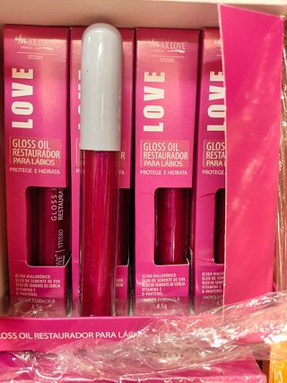Gloss Oil Restaurador para labios CORES 175-INCOLOR c/28pcs MAX LOVE