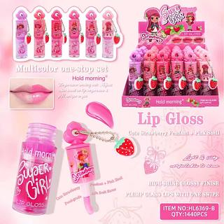 LIP GLOSS C/24PCS SUPER GIRL