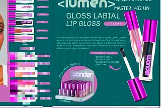 Gloss labial (grupo-1) /36pcs RUBY ROSE