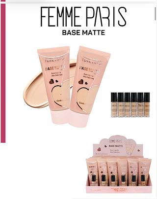 Base liquido matte /24pcs FEMME PARIS