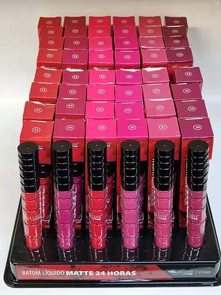Batom Líquido Matte 24 horas 33-38 C/48pç Max Love