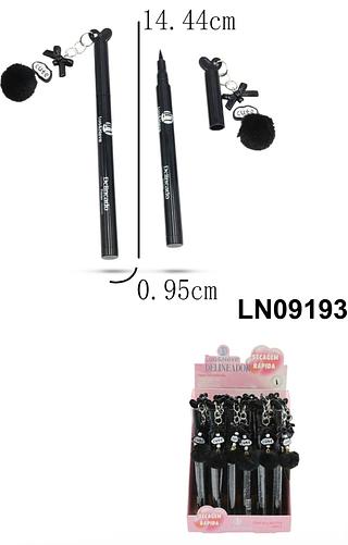 Caneta delineador com chaveiro c/24pcs LUA NEVE