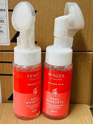 Espuma de limpeza facial rosa mosqueta /12pcs Fenzza