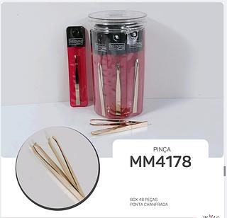 Pinça Ponta Chanfrada c/48pçs Mandala