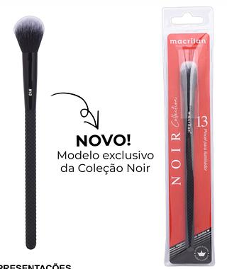 Pincel para iluminador c/12pcs MACRILAN