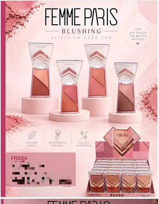 Blush c/24pçs Femme Paris