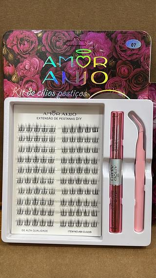 Cilios tufinho Amor & Anjo /10pçs