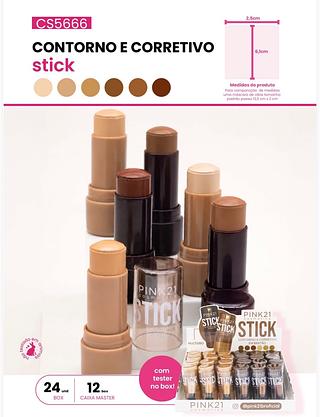 Contorno e corretivo C/24pcs Pink 21