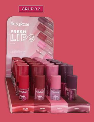 Fresh lips Lip oil c/24pcs RUBY ROSE