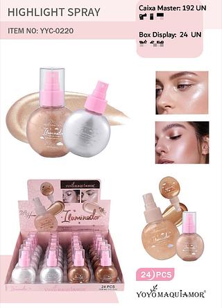 Iluminador C/24pcs YOYO MAQUIAMOR