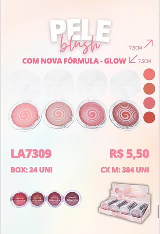 Blush com nova fórmula- glow /24pcs Labranche