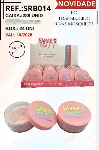 Po Translucido Rosa Mosqueta C/24PCS Sarah´s Beauty
