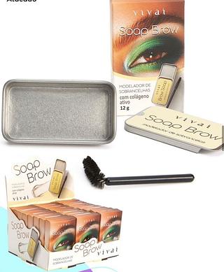 Gel Modelador p/sobrancelhas SOAP BROW/24pcs Vivai