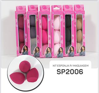 Kit Esponja para maquiagem C/12pcs Sabrina sato
