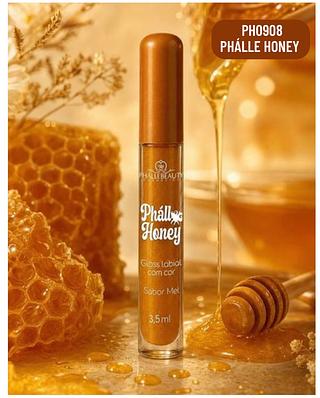 Gloss Labial (Honey mel) c/36pçs Phalle Beauty promocao