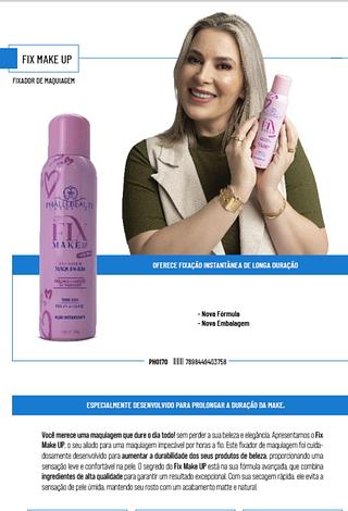 Fixador de maquiagem c/12pcs PHALLE BEAUTY