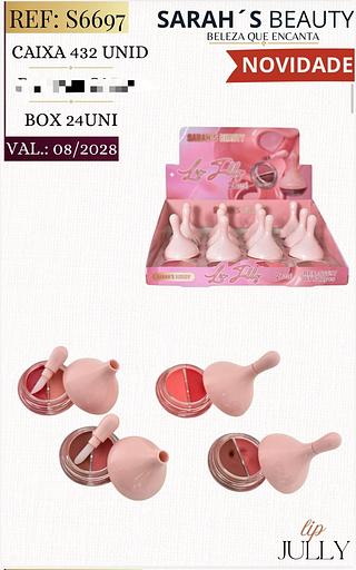 Lip jelly c/12pcs Sarah´s Beauty