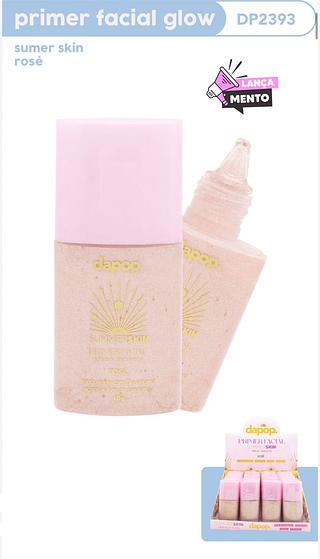 Primer facial glow sumer skin rose c/24pcs DAPOP