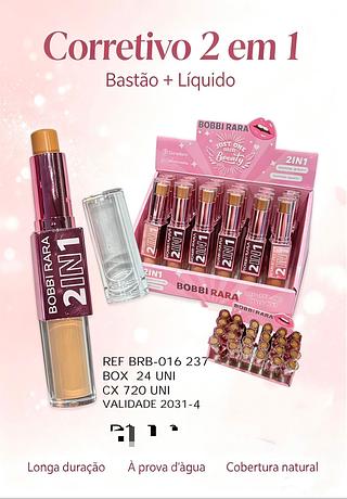 Corretivo 2 em 1 /24pcs BOBBI RARA