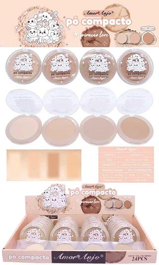 Po Compacto c/24pcs Amor&anjo