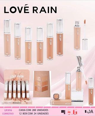 Corretivo liquido c/24pcs LOVE RAIN