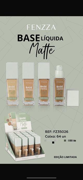 Base liquida matte c/16pcs FENZZA