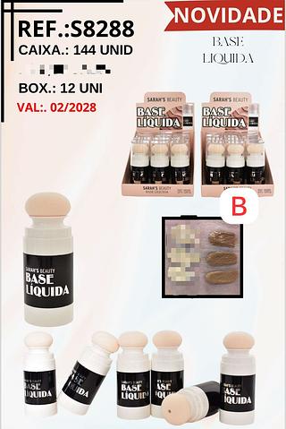 Base Liquida c/12pçs Sarah´s Beauty