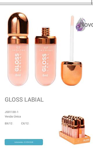 Gloss Labial/ 12pçs (JS01130-1) Jasmyne