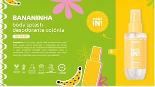 Body Splash Desosdorante Colonia c/12pçs Melu Ruby Rose