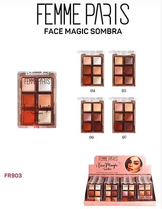 Face magic sombras C/24pcs FEMME PARIS