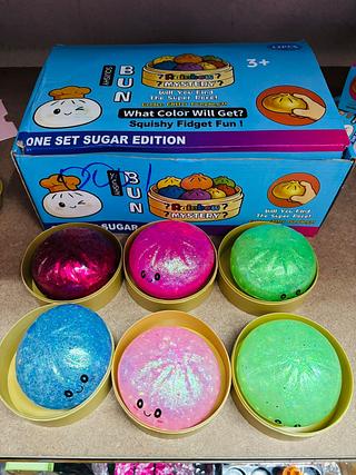 Brinquedos Espremer Bolas De Alívio Do Estresse -8.5cm /12PCS