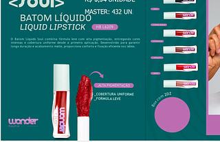 Batom liquido matte soul wonder /36pcs RUBY ROSE