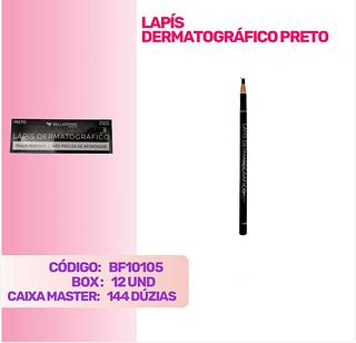 Lapis dermatografico preto c/12pcs BELLA FEMME