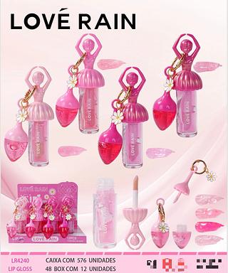 Lip gloss c/12pcs LOVE RAIN