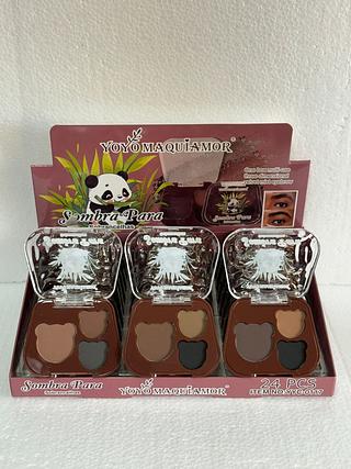 Sombra para Sobrancelha c/24pçs Yoyo Maquiagem
