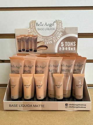 Base Liquida Matte/ 24pcs BELLE ANGEL