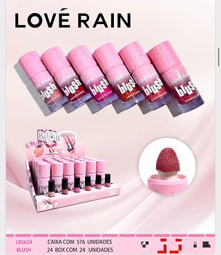 Blush liquido c/24pcs LOVE RAIN