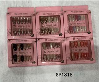 Unha postica em pvc c/12pcs SABRINA SATO