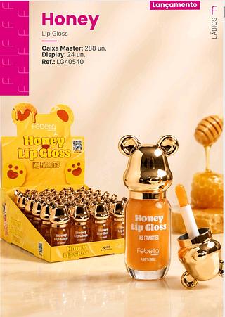 Lip gloss honey /24pcs Febella