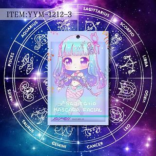 Mascara facial sagitario c/10pcs com avisa YOYO MAQUIAGEM