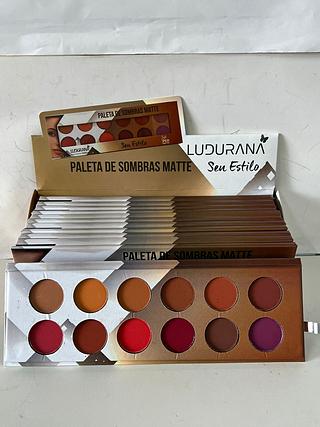 Paleta se sombras matte Seu Estilo/ 12pçs (B00221) Ludurana