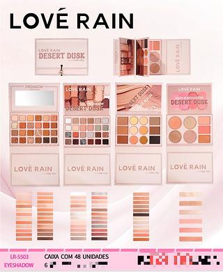 Kit maquiagem c/6pcs LOVE RAIN