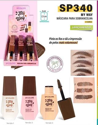 Máscara para Sobrancelha /24pçs SP- Colors