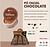 Pó Facial Chocolate /12pçs Sis Makeup