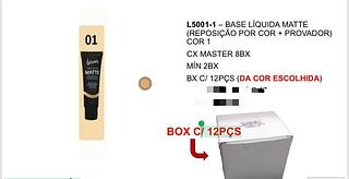 Base Liquida Matte c/12pçs Luisance